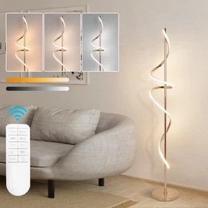 LED Floor Lamp for Living Room, 60 inches Spiral Floor Lamp with Remote Contr... - Picture 1 of 7