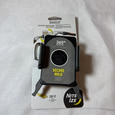Nite Ize Squeeze Giratorio Smartphone Teléfono Barra Montaje Bicicleta Cochecito NUEVO Foto 1 de 4