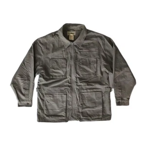 Chaqueta Carga LL BEAN VINTAGE Oliva Oscura 1995-96 Abrigo Tareas Talla GRANDE USADO EN EXCELENTE ESTADO - Imagen 1 de 9