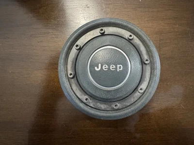 Jeep XJ Cherokee 84-95, 86-92 MJ Comanche botón bocina azul Foto 1 de 2