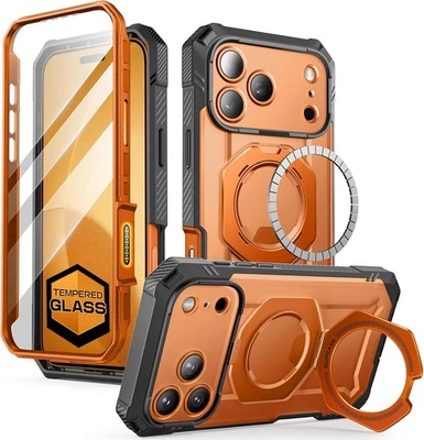 Funda magnética con protector de pantalla de cuerpo completo SUPCASE para iPhone 17 Pro Max Foto 1 de 4