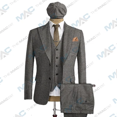 Thomas Shelby Peaky Blinders 3-Pieces Suit – Classic 1920s Vintage - Image 1 of 4