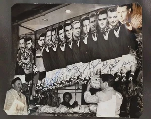 Stade Reims 9 Autogramme Auf Pressefoto,autograph,DFB,60er Jahre, Frankreich - Bild 1 von 2