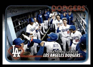2024 Topps Series 1 #183 Los Angeles Dodgers Team Baseball Card - Picture 1 of 2