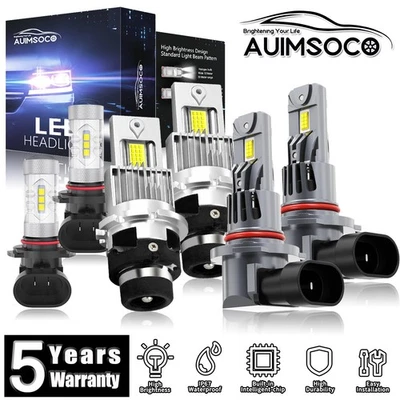 Faros LED bombillas luz antiniebla haz alto bajo 80000LM para Lexus LS430 2004-2006 Foto 1 de 4