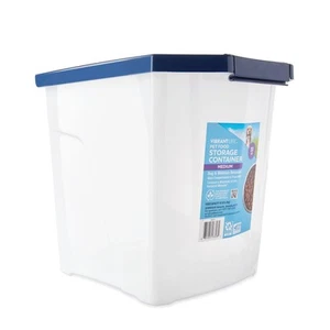 Plastic Pet Food Storage Container with Locking Lid, Extra-Large, - Picture 1 of 16