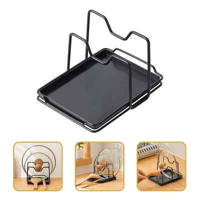  Cabinet Pantry Pan Lid Holder Pot Lid Chopping Board Organizer Dish Plate - Image 1 of 4