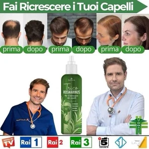 Trico Rosmarinus Lozione Siero anticaduta naturale Capelli Fragili e ricrescita - Foto 1 di 1