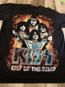 Kiss End Of The World Tour Merch Shout It Out Loud Pittsburgh Size L - Picture 1 of 4