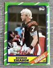 NFL 1986 Topps Card #255 BOOMER ESIASON Rookie RC Cincinnati Bengals. rookie card picture