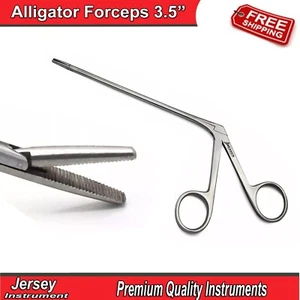 Crocodile Alligator Ear Forceps 3.5 Inches Surgical Veterinary Instruments CE - Picture 1 of 4
