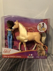 BRAND NEW Dreamworks Spirit UNTAMED Pru Doll & Chica Linda Horse Figure 2-Pack - Picture 1 of 2