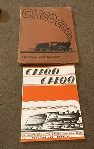 RARE SET VIRGINIA Burton CHOO CHOO Story of Little Engine Who Ran Away 1937” 64” - Picture 1 of 14