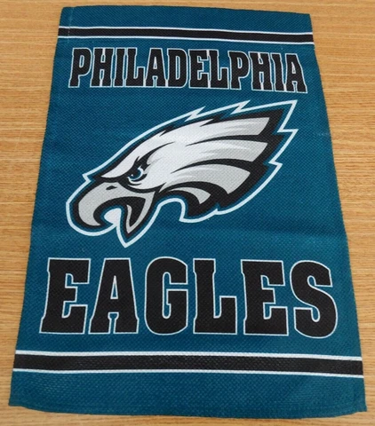 NFL Football Philadelphia Eagles Reversible Garden Flag Yard Banner 18" x 12" Cover