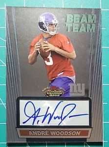 2008 Stadium Club Beam Team Autographs Gold #BTAAW Andre Woodson 24/25 - Picture 1 of 5