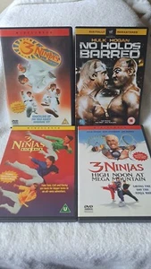 NO HOLDS BARRED 1989 + 3 NINJAS: 3 FILM'S ( DVD'S HULK HOGAN) - Picture 1 of 5