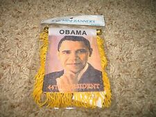 Obama 44th President Mini Flag 4"x6" Window Banner w/ suction cup