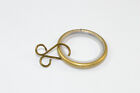 NEW 48 X Silent Curtain Rod Rings with Loose Eye - Antique Effect (25mm ID) - On