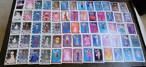 Vintage 1990 Lot of (65) Mattel Barbie Dated Collectible Fashion Trading Cards - Bild 1 von 24