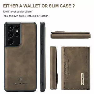 Magnetic Wallet Phone Case For iPhone 11 12 13 14 15 Pro Max XS XR 7 8 SE - Picture 1 of 22