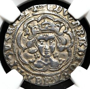 ENGLAND. Edward III. 1327-1377. Silver Groat, NGC Clipped, Sharp strike!
