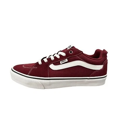 Vans Filmore Ante / Lona Puerto Royal Rojo Hombre Wildleder-Sneaker VN0A3MTJU1A1 - Imagen 1 de 4