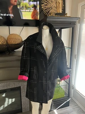 Chaqueta Abrigo WORTH NEW YORK Ventana (H) Lurex Estilo Sasha Talla M Foto 1 de 4