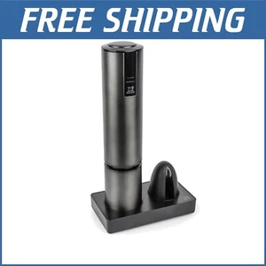 Sleek Elis Touch Rechargeable Corkscrew with Foil Cutter - 80 Bottles per Charge - Picture 1 of 11