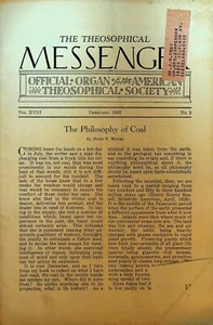 Amerikanischer theosophischer Messenger Februar 1930 Hugh Munro - Bild 1 von 1