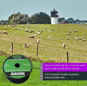 Electric Fence Double Insulated Wire Underground, 2.5mm 50 meters/ 164ft - Picture 1 of 3