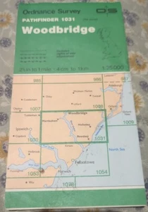 Ordnance Survey Betriebssystem Pathfinder 1031 Woodbridge - Bild 1 von 2