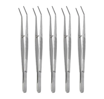 MIUK X5 London College Tweezers Dressing Pliers Cotton Surgical Examination Tweezer