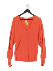 Reiss Women's Jumper L Orange Wool with Cashmere, Polyamide, Viscose Pullover - Picture 1 of 7