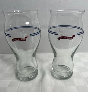 VTG Samuel Adams Original Boston Lager Pilsner Beer Glasses 16 oz. 2 Qty (C1) - Picture 1 of 9