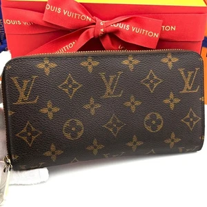 Cartera Larga Louis Vuitton Monograma Cremallera Excelente Estado Marrón De J - Imagen 1 de 9