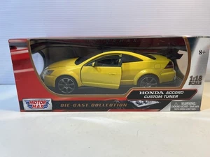 Honda Accord Custom Tuner Diecast Model Car: 1/18 Scale By Motor Max - Picture 1 of 7