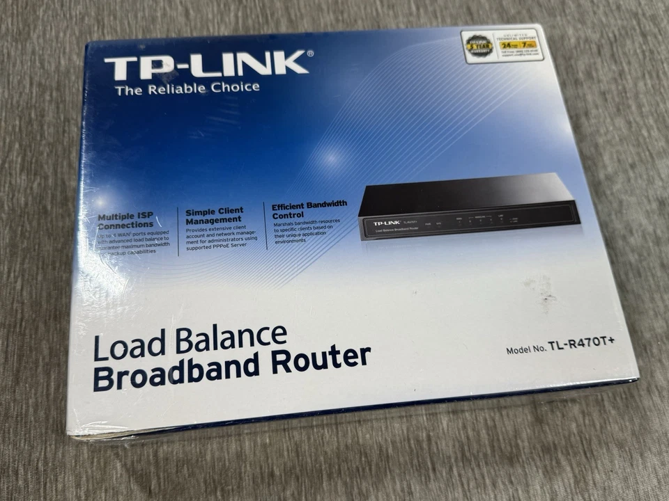 TP-Link Load Balance Broadband Router TL-R470T+ - BRAND NEW SEALED - Image 1 of 4