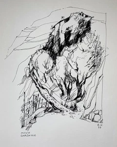 R. K. - Musio Gardasee Lago di Garda Serigrafía Serigrafía 1977 - Imagen 1 de 1