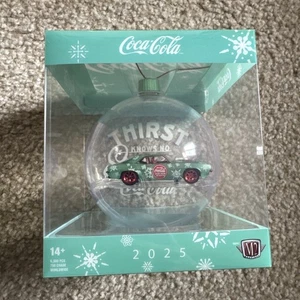 2025 M2 MACHINES Coca-Cola 1969 Chevy Camaro Walmart Christmas Ornament CHASE - Picture 1 of 7