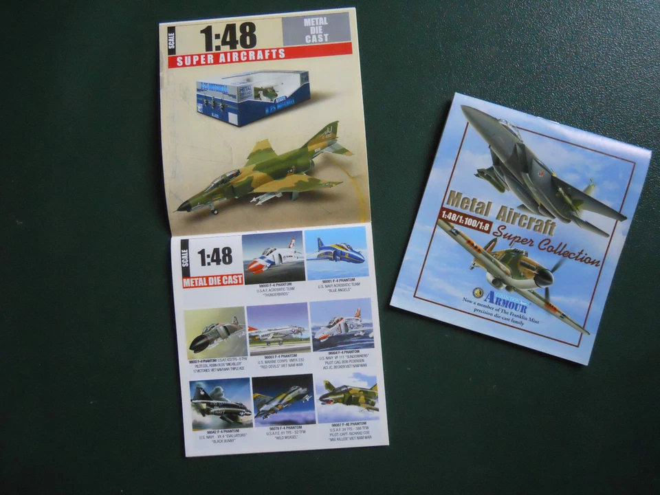 Armour Franklin Armour Piccolo Catalogo Aerei 1/48 + 1/100 Formato 12 X 11 Nuovo - Immagine 1 di 1