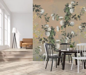 3D Hortensie H6086 Tapete Wandbild Selbstklebend Abnehmbare Aufkleber Erin - Picture 1 of 11