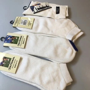 Men's Solid, Sweat Resistant Sports Socks 4 Pairs - One Size, 9-11 - Picture 1 of 6