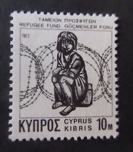 Cyprus 1977 Refugee Fund SG481 MNH UM Unmounted mint