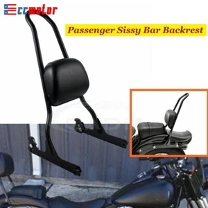 Passenger Sissy Bar Backrest W/ Pad For Harley Softail FXST FXSTB FXSTC '06-'15 - Picture 1 of 8