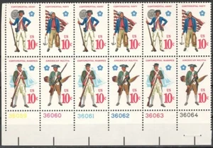 US Scott #1568a, Plate block of 12, 6 Plt. # Lower left, MNH - Picture 1 of 1