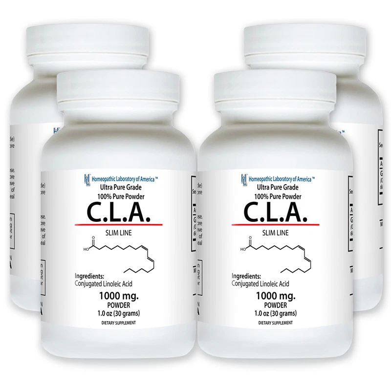 HOMEOPATHIC LABS® 4X 1 FAT BURNER 1000 MG WEIGHT LOSS TONALIN DIET CLA POWDER AND SUPPLEMENT