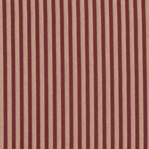 Tela para cortinas de tapicería roja borgoña granate a rayas victorianas de alta resistencia - Imagen 1 de 5