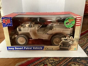 Vintage 2002 Gi Joe Jeep Desert Patrol Vehicle " Sealed/ new box - Picture 1 of 7
