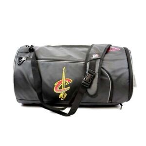 NBA Cleveland Cavaliers Basketball - Solid Black Wingman Style Duffel Bag