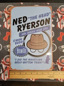 Ground Hog Day Movie Metal Tin Sign Ned Ryerson Stephen Tobolosky Bill Murray 🎬 - Picture 1 of 3